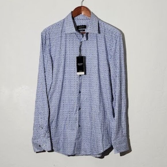 Bugatchi Men's Long Sleeve Dress Shirt in size Medium - Picture 1 of 4